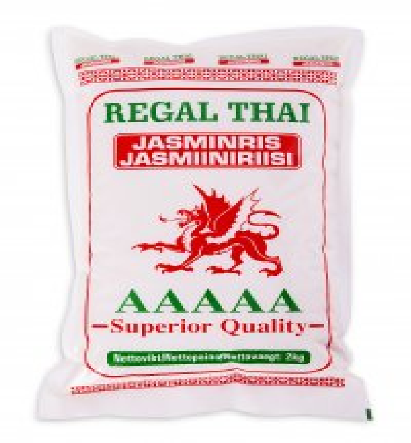 JASMIN REGAL THAI RICE GUARANTEED SUPERIOR QUALITY(AAAAA)